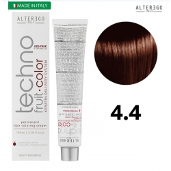 رنگ مو تکنو آلترگو 4.4 بلوطی مسی Alterego Techno  Techno fruit color chestnut copper Hair Color Cream 4.4