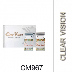 لنز کلیر ویژن لنز عسلی دور دار CM967