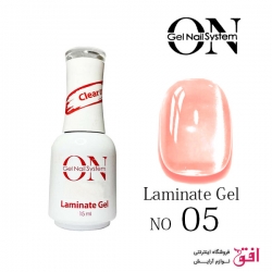 لمینت ژل ON GEL رنگ COVER PEACH شماره 05 حجم 15 میل