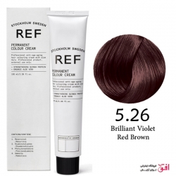 رنگ مو تیوپی رف سری پاستل Brilliant violet red brown 5.26