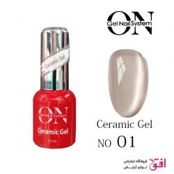 لاک ژل سرامیکی آنژل شماره :01 Ongel Nail System Ceramic Gel