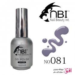 لاک ژل ان بی آی NBI Gel Polish شماره 081