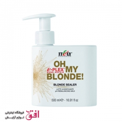 محلول ای پلکس آکوارلی مدل OH MY BLONDE SEALER حجم 500 میل