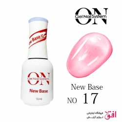 لاک ژل آنژل سری بیس شماره :17 Ongel Nail System New Base