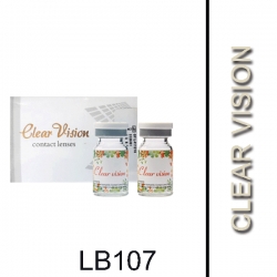 لنز کلیر ویژن عسلی بدون دور LB107