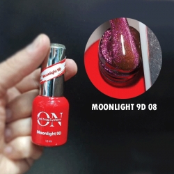 لاک ژل مونلایت 9 بعدی ON GEL شماره 08