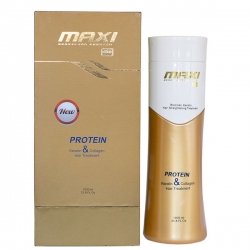 کراتین مکسی گلد حاوی پروتئین و کلاژن Maxi Gold Brazilian Protein