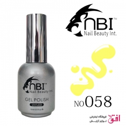 لاک ژل ان بی آی NBI Gel Polish شماره 058