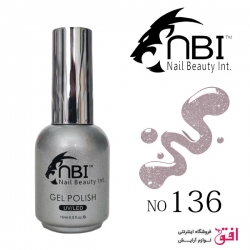لاک ژل ان بی آی NBI Gel Polish شماره 136