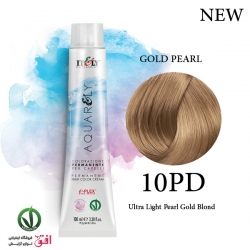 رنگ مو آکوارلی سری طلایی مرواریدی شماره 10PD