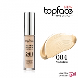 کانسیلرفول کاور آبرسان 24ساعته مدل سوپرمچ تاپ فیس شماره 004 حجم 6میل | Topface super match concealer 24h full caverage 6ml