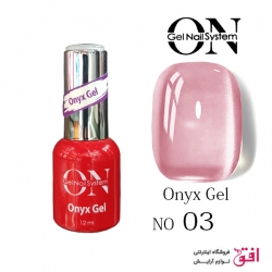 لاک ژل اونیکس آنژل شماره :03 Ongel Nail System Onyx Gel