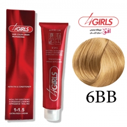 رنگ موی فورگرلز سری ترکیبی حرفه ای شماره 6BB بیسکوییتی