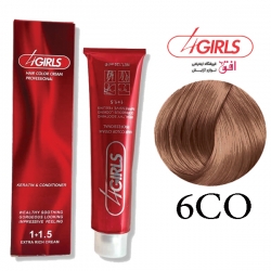 رنگ موی فورگرلز سری ترکیبی حرفه ای شماره 6CO کاکائویی