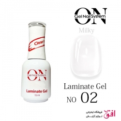 لمینت ژل ON GEL رنگ MILKY شماره 02 حجم 15 میل