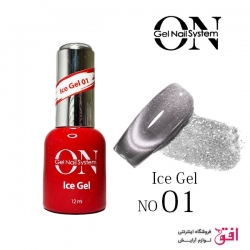 آیس ژل آنژل شماره : 01 Ongel Nail Polish Ice Gel