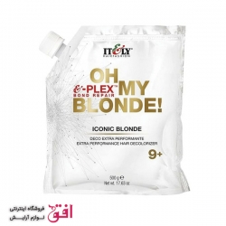 پودر دکلره جدید آکوارلی مدل Oh My Blonde Iconic Blonde حاوی ای پلکس حجم 500 گرم