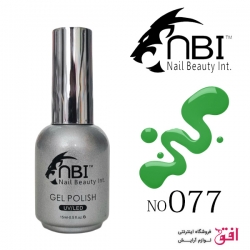 لاک ژل ان بی آی NBI Gel Polish شماره 077
