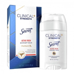 مام کلینیکال کرمی فرش اکتیو سکرت secret clinical strength active fresh 48 hr soft solid