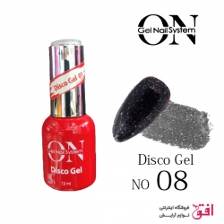 دیسکو ژل آنژل شماره : 08 On Gel Nail System Disco Gel