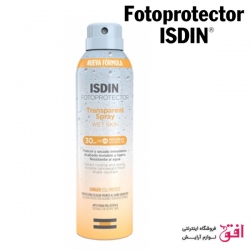 اسپری ضدآفتاب بدن ایزدین Isdin Fotoprotector Transparent Spray Wet Skin SPF 30