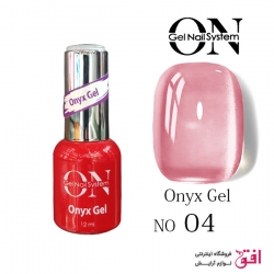 لاک ژل اونیکس آنژل شماره :04 Ongel Nail System Onyx Gel