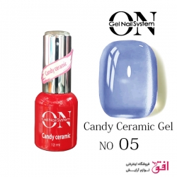 لاک ژل سرامیکی آبنباتی آنژل شماره :05 Ongel Nail System Cndy Ceramic Gel