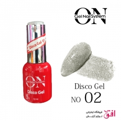 دیسکو ژل آنژل شماره : 02 On Gel Nail System Disco Gel
