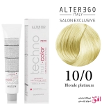 رنگ مو تکنو آلترگو ۱۰.۰ بلوند پلاتینه Alterego Techno  Techno fruit color Platinum blonde Hair Color Cream 10.0