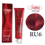 رنگ موی فورگرلز سری قرمز یاقوتی شماره RU6