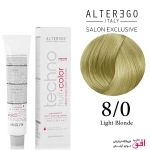 رنگ مو تکنو آلترگو ۸.۰ بلوند روشن Alterego Techno  Techno fruit color light blonde Hair Color Cream 8.0