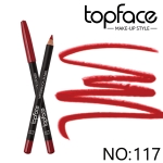 مداد لب ضد آب تاپ فیس شماره 117