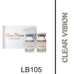 لنز کلیر ویژن طوسی عسلی بدون دور LB105