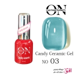 لاک ژل سرامیکی آبنباتی آنژل شماره :03 Ongel Nail System Cndy Ceramic Gel