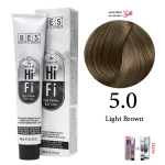 رنگ موی بس سری Natural شماره 5.0