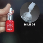 رابر بیس کورکتور ON GEL رنگ شیری کلاسیک حجم 12 میل