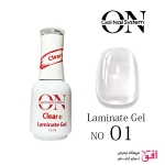 لمینت ژل ON GEL رنگ CLEAR شماره 01 حجم 15 میل