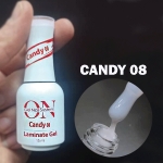 لمینت ژل ON GEL رنگ CANDY شماره 08 حجم 15 میل