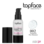 پرایمر تاپ فیس ترنسپرنت topface matte transparent حجم 31 میل