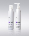 شامپو و نرم کننده روزانه مخصوص موهای وز (صاف کننده) Erayba D42+D46