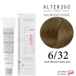 رنگ مو تکنو آلترگو 6.32 بلوند طلایی آی ریش تیره Alterego Techno  Techno fruit color Dark Blond Golden Iris Hair Color Cream 6.32