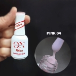 لمینت ژل ON GEL رنگ PINK شماره 04 حجم 15 میل
