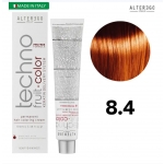 رنگ مو تکنو آلترگو ۸.۴ بلوند مسی روشن Alterego Techno  Techno fruit color light Blonde Copper Hair Color Cream 8.4
