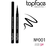 خط چشم ماژیکی تاپ فیس  001 topface super silky eyeliner