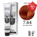 رنگ موی بس سری Red coppeشماره 7.64